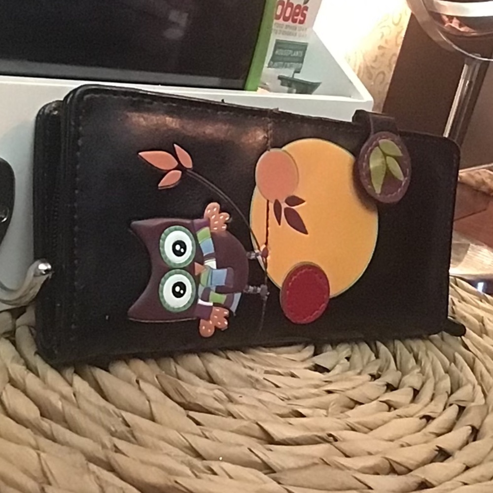 USED shag wear owl  wallet